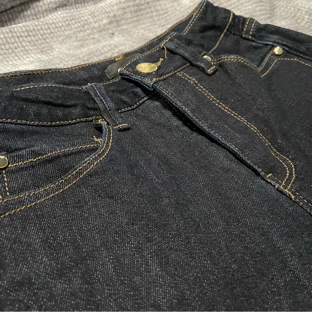 Dark blue jeans